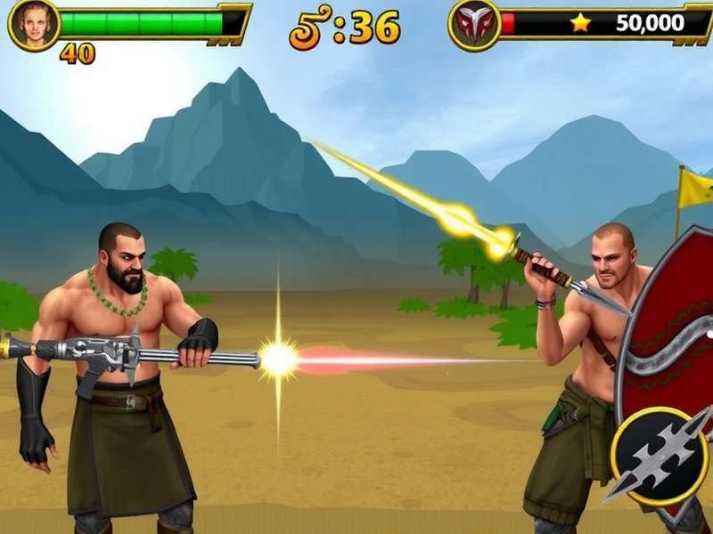 Intense battle scene from Masala Warriors Showdown Masala Warriors Showdown Gameplay Screenshot